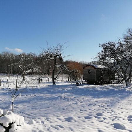 Roulotte Le Temps De Rever Bed and Breakfast Saint-Michel-sur-Meurthe Buitenkant foto