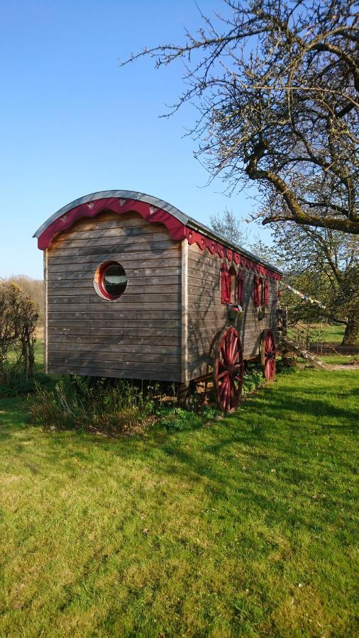 Roulotte Le Temps De Rever Bed and Breakfast Saint-Michel-sur-Meurthe Buitenkant foto